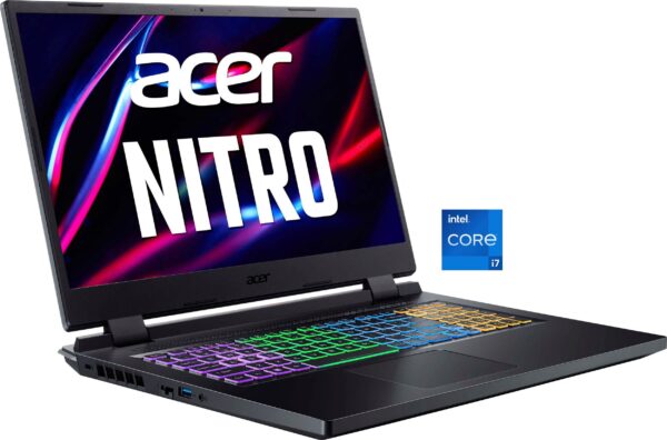 cer Nitro 5 AN517-55-73KB Gaming-Notebook (43,9 cm/17,3 Zoll, Intel Core i7 12700H, GeForce RTX 4060, 1000 GB SSD) – Image 6