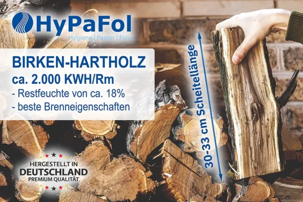Kaminholz Brennholz Birke 2 Rm – Image 3