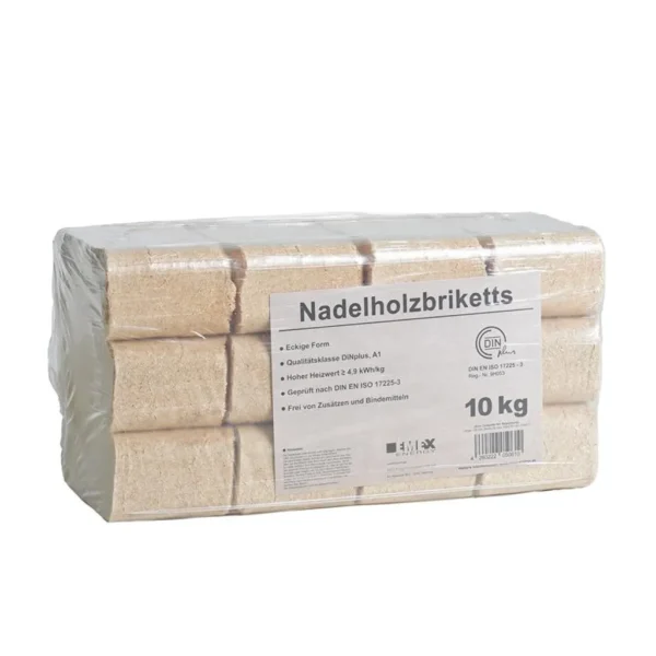 Nadelholz Briketts 960 kg Kamin Ofen Brennholz Kaminbriketts Holz – Image 4