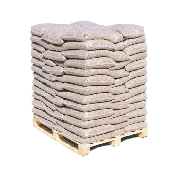 Holzpellets Hartholz Eiche, Pellets, Hartholzpellets ENplusA1 6mm, 65x15kg Sackware ,975kg Palette – Image 3