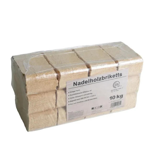 Nadelholz Briketts 960 kg Kamin Ofen Brennholz Kaminbriketts Holz – Image 8