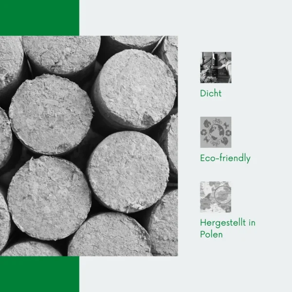 Holzbrikett, EICHE/BUCHE, Hartholzbrikett für den Ofen, Kamin – Image 3
