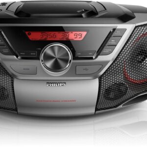 Philips AZ700T/12 Soundmachine CD MP3-CD Bluetooth USB BT NFC UKW schwarz/silber
