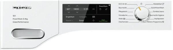Miele Waschmaschine WWE 360 WPS PowerWash & 8kg – Image 2