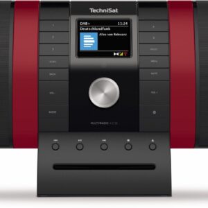 TechniSat MULTYRADIO Kompaktanlage 4.0 Schwarz/Rot