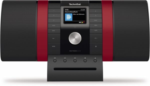 TechniSat MULTYRADIO Kompaktanlage 4.0 Schwarz/Rot