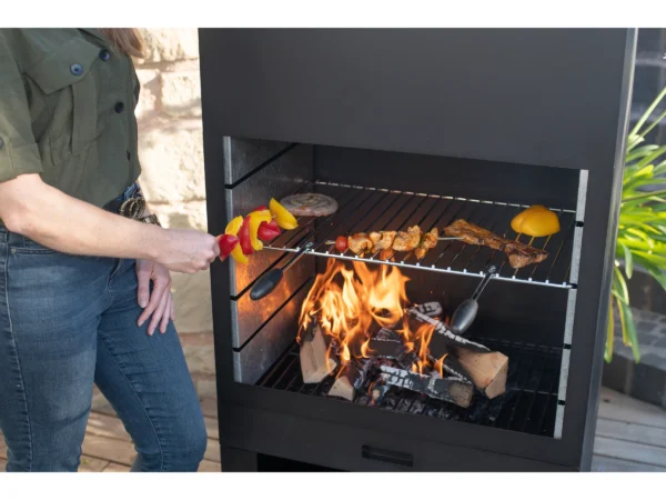 Westmann Grill und Gartenkamin Schwarz – Image 5