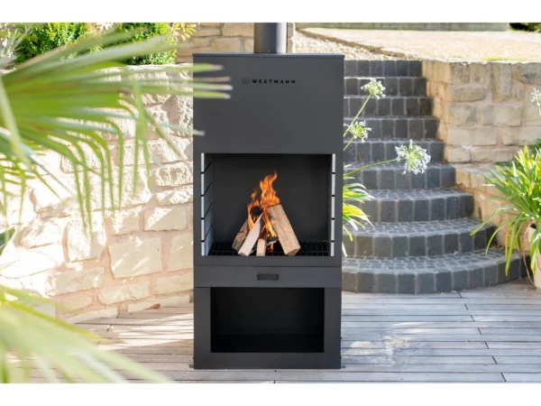 Westmann Grill und Gartenkamin Schwarz – Image 7