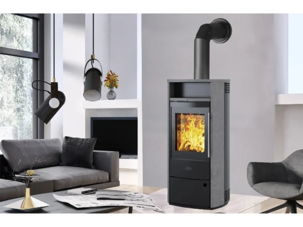 Kleining Kaminofen Dublin mit Natursteinverkleidung 6 KW EEK: A+ – Image 3