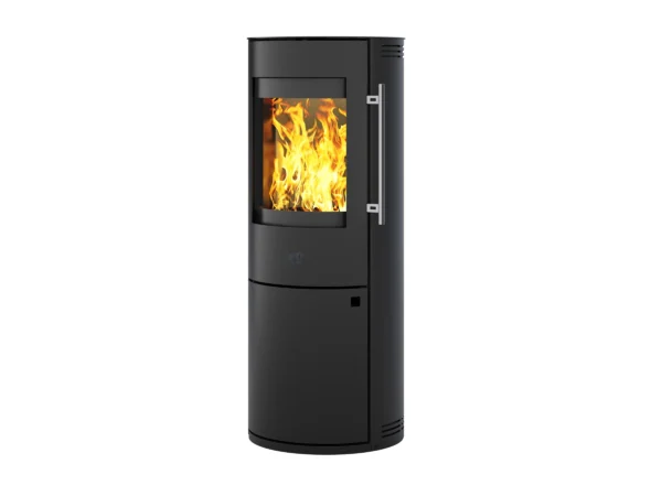 Kleining Kaminofen Lugano Schwarz Lackiert 6 KW EEK: A+