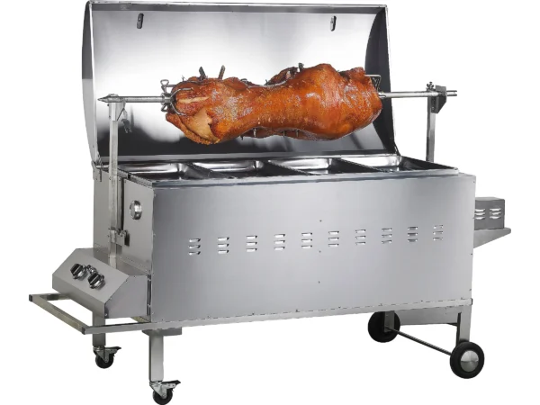 tepro Gasgrill Columbus für Spanferkel inkl. Motor Edelstahl mit 2 Brennern – Image 4