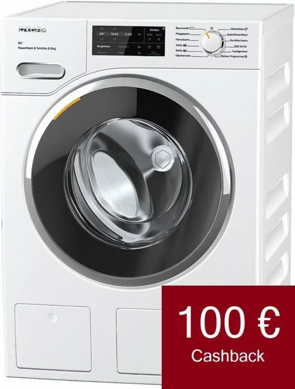 Miele WWI 860 WPS W1 (-100,- Miele-Cashback) (Lotosweiss) 3 Jahre Garantie – Image 2