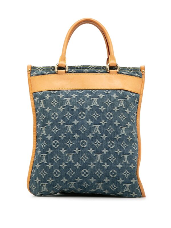 2005 Monogram Denim Sac Plat Handtasche – Image 2