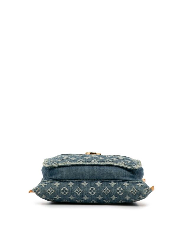 2005 Monogram Denim Sac Plat Handtasche – Image 4