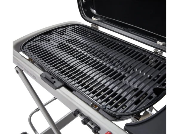 Weber Camping-Gasgrill Traveler mit 1 Brenner und Rollwagen Schwarz – Image 7