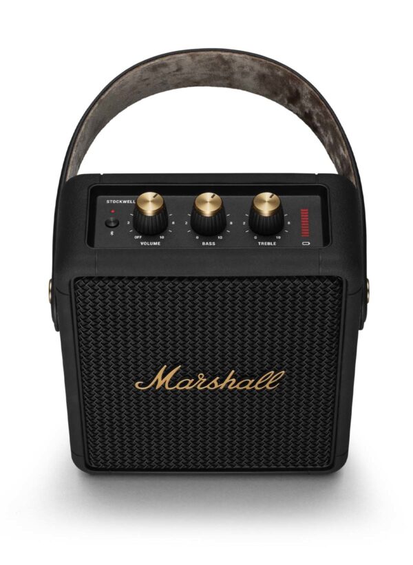 Marshall Stockwell II Tragbarer Bluetooth Lautsprecher Black & Brass – Image 2