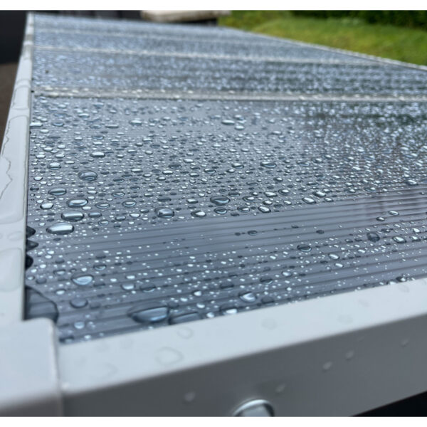 ALUMINIUM Kaminholzregal XXL 185 x 70 x 185 cm Garten Kaminholzunterstand 2,3 m³ Kaminholzlager Stapelhilfe Aussen – Image 11