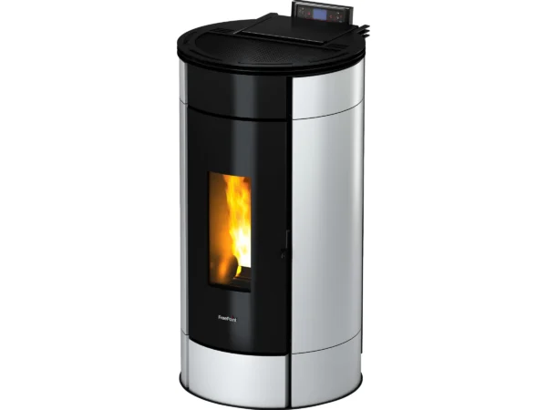 Freepoint Pelletofen Globe Stahl Weiß 10,5 kW EEK: A+ – Image 2