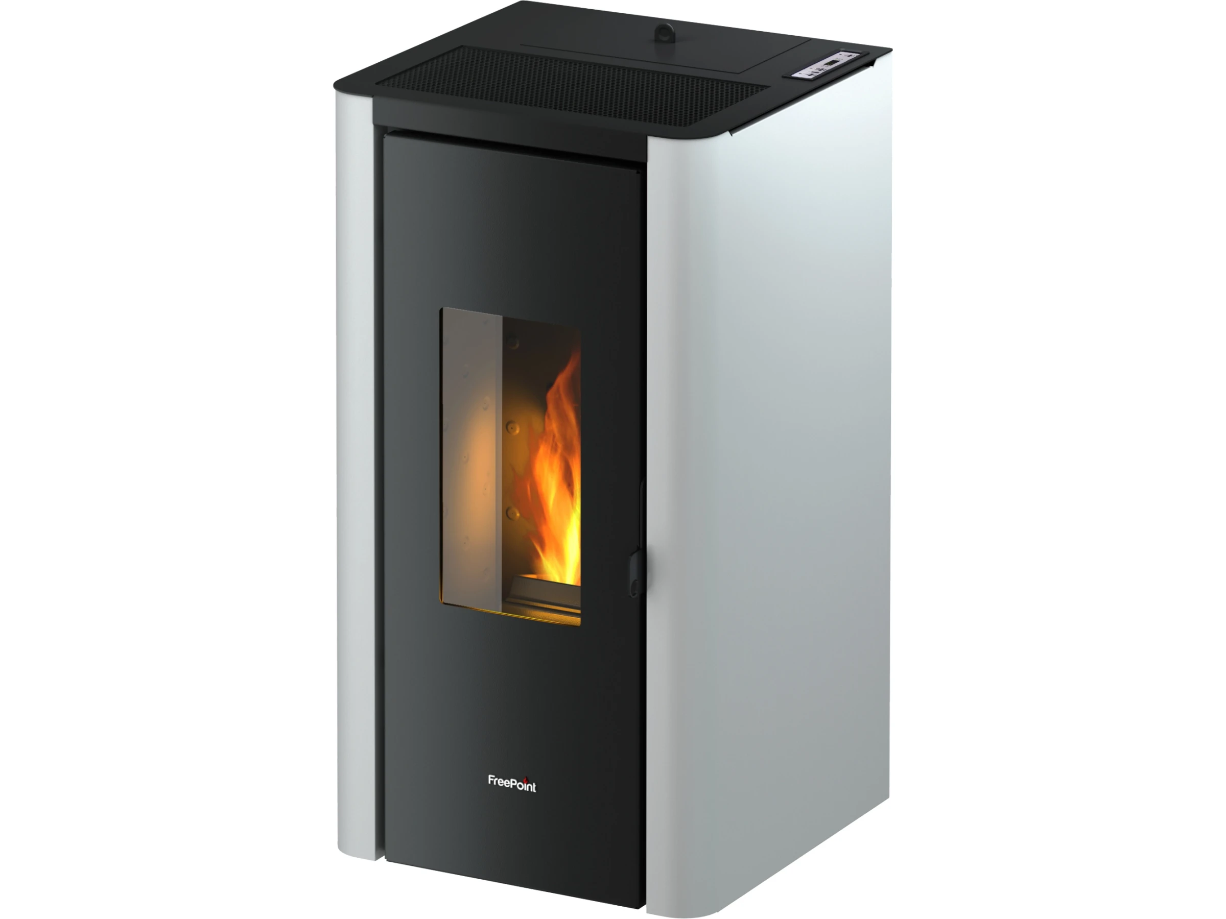 FreePoint Pelletofen Indigo Evo 2,5 - 7 kW Weiß