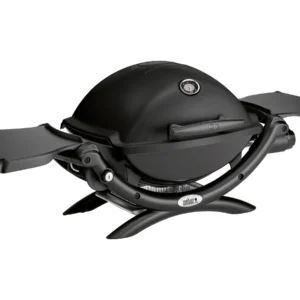 Weber Tisch-Gasgrill Q 1200 mit 1 Brenner & Deckelthermometer Schwarz