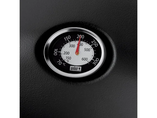 Weber Tisch-Gasgrill Q 1200 mit 1 Brenner & Deckelthermometer Schwarz – Image 4