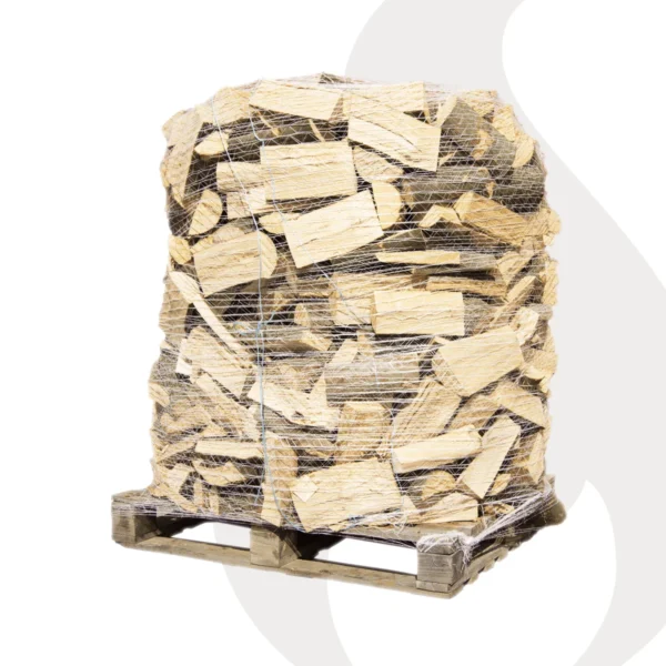 Buchen Brennholz 25cm, auf Palette im Netz, ca. 1,6 srm / 1rm, 500 kg – Image 2