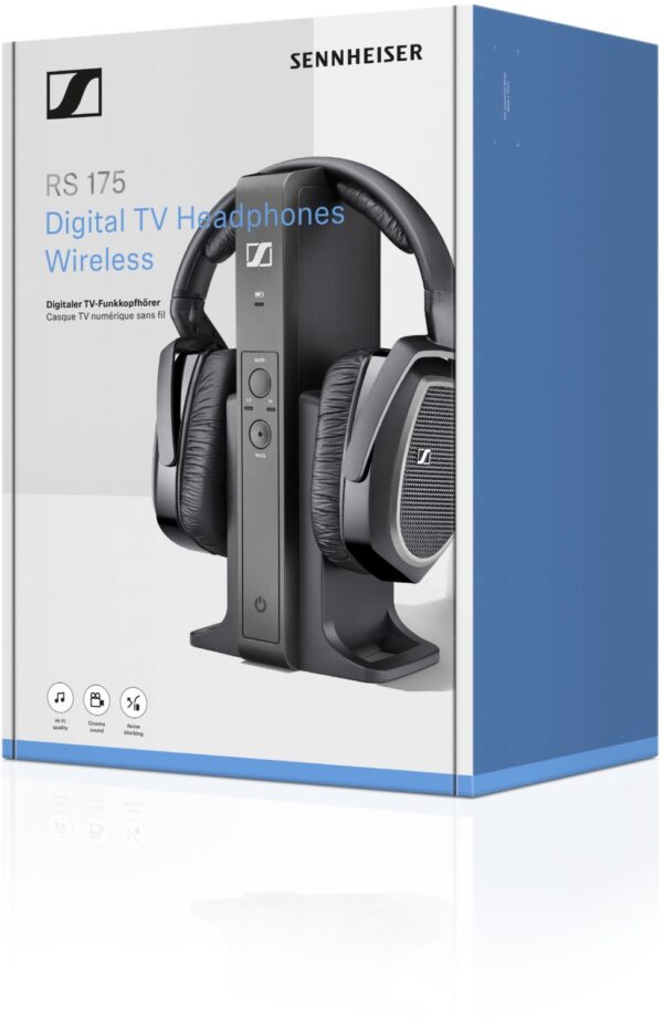 Sennheiser RS 175-U Funkkopfhörer schwarz – Image 8