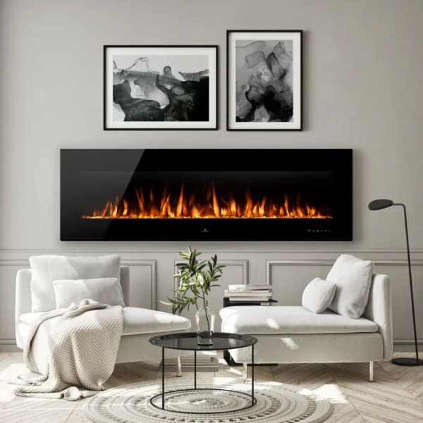 Noble Flame VEGAS Schwarz: 1380 [Elektro Wandkamin] – Image 6