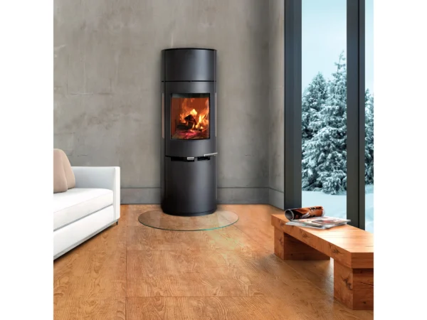 Aduro Kaminofen 9.7 mit Aduro Tronic Schwarz 6 kW Stahl EEK: A+ – Image 2