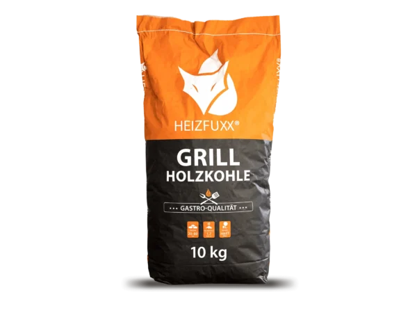 Heizfuxx Grillholzkohle Gastro-qualität 10kg x 12 Sack 120kg Palette – Image 5