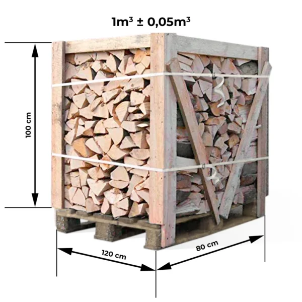 Holtaz Mischkaminholz Kaminholz Feuerholz Brennholz platte längere – Image 9