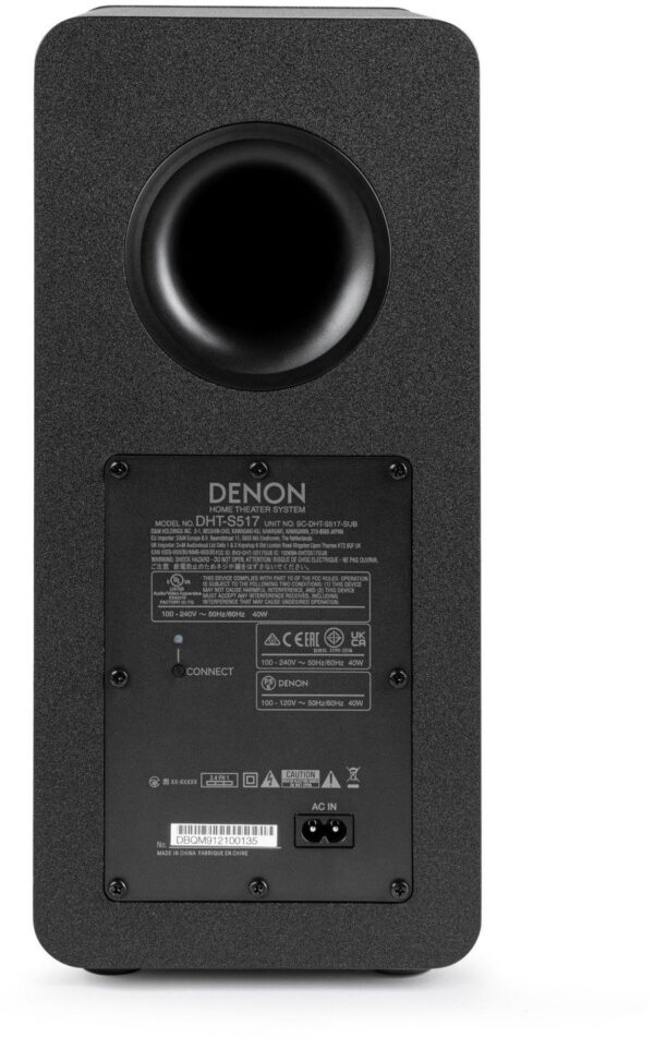 Denon DHT-S517 3.1.2 Dolby Atmos Soundbar System mit kabellosem Subwoofer – Image 5