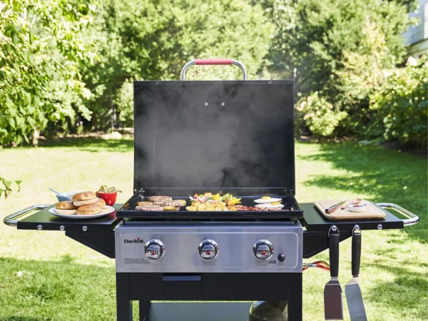 Char-Broil Grillplatten-Gasgrill Griddle 3400 mit großer Gusseisenplatte – Image 5
