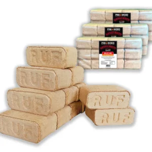 PINI 30 kg Holzbriketts 100% Buche Hartholzbriketts
