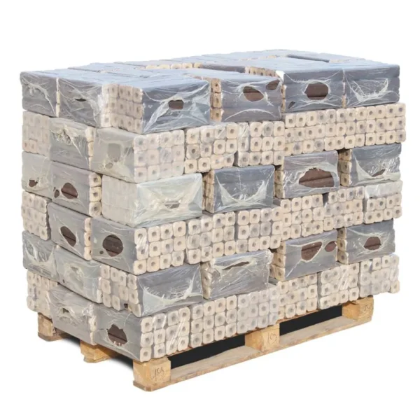 PINI KAY Standard Hartholz Holzbriketts, 96x10kg Briketts, 960kg Pealette – Image 4