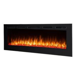 RICHEN Fiamma 68" Elektrokamin - Elektrischer Einbaukamin mit Heizung 1000/2000 W