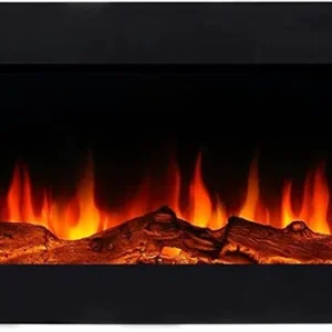 El Fuego® Elektrokamin BOZEN inkl. Fernbedienung mit energiesparender LED-Beleuchtung, Einbaukamin, 150 cm