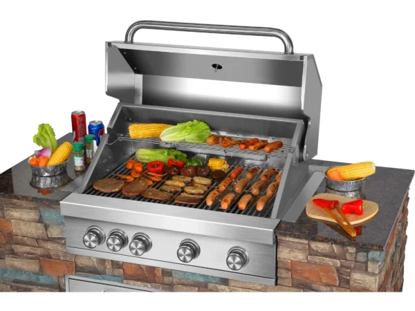 El Fuego Gasgrillküche AY 3000 Built-In ca.147 cm x 130 cm x 68 cm – Image 8