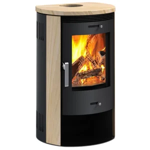 Accente Kaminofen Nyborg 3.0 Sandstein Schwarz 7,5 kW EEK: A