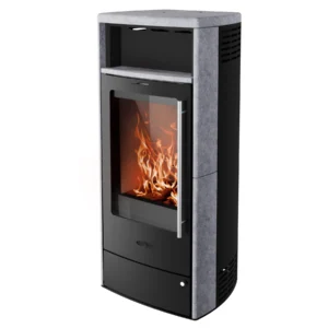 Fireplace Dauerbrand Kaminofen Torino Speckstein mit Automatik