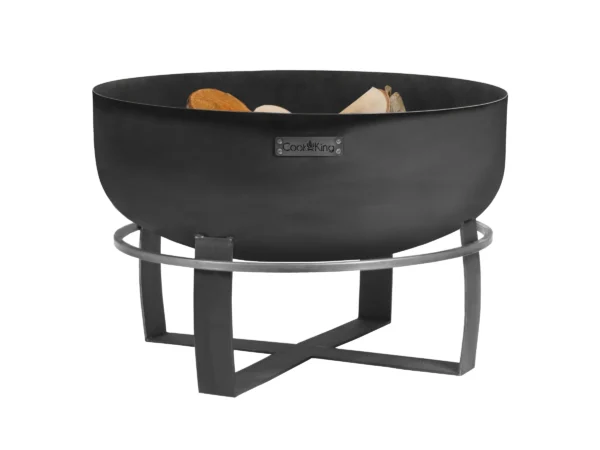 CookKing Feuerschale Stahl XXL Viking Ø 80 cm x 50 cm Schwarz