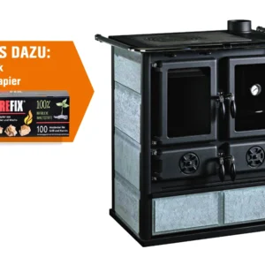 La Nordica Küchenherd Rosetta Naturstein 7,2 kW EEK: A+ gratis Anzündpapier