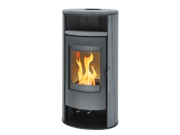 H&M Germany Kamin-Ofen Basic 3.0 grau Speck-Stein