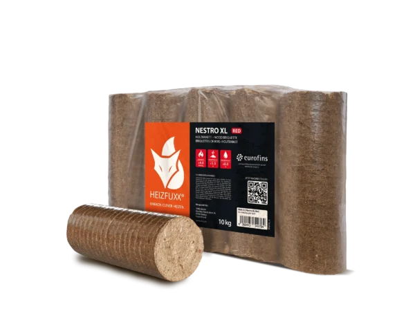 Heizfuxx Holzbriketts Nestro Xl Red 10kg x 96 Gebinde 960kg Palette – Image 4