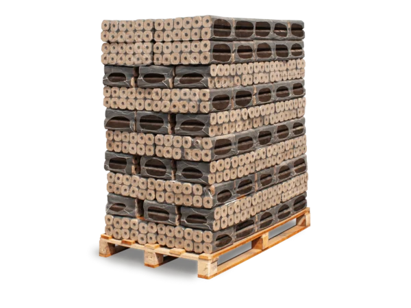 Heizfuxx Holzbriketts Pinikay Octagon 10kg x 96 Gebinde 960kg Palette – Image 6
