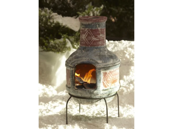 Buschbeck Mexiko-Grillkamin Geodesign Ton inkl. Grillrost – Image 3