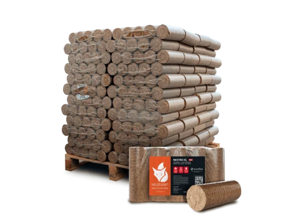 Heizfuxx Holzbriketts Nestro Xl Red 10kg x 96 Gebinde 960kg Palette