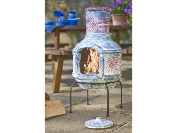 Buschbeck Mexiko-Grillkamin Geodesign Ton inkl. Grillrost – Image 5