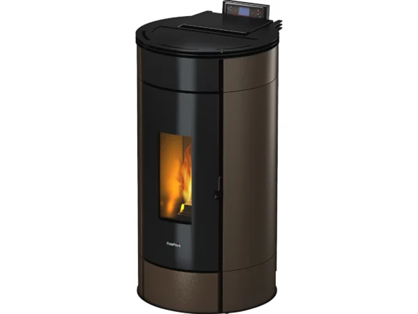 Freepoint Pelletofen Globe Stahl Braun 10,5 kW EEK: A+ – Image 2