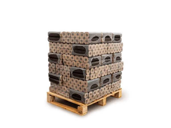 Heizfuxx Holzbriketts Pinikay Octagon 10kg x 30 Gebinde 300kg Palette – Image 4